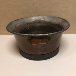 WASHING TUB, copper, 13 L, SOL Nilsson Sundsvall, early 20th century.