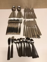 BESTICK, 64 delar, Gense, "Ranka" Sven Arne Gillgren, 18/8 stainless, Sweden.