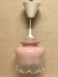 TAKLAMPA, glas, 1900-talets andra hälft.