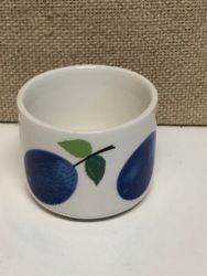 ÄGGKOPP, flintgods  "Prunus" Stig Lindberg, Gustavsberg.