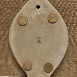 CUTTING BOARD, porcelain, fish, Porsgrund, Norway.