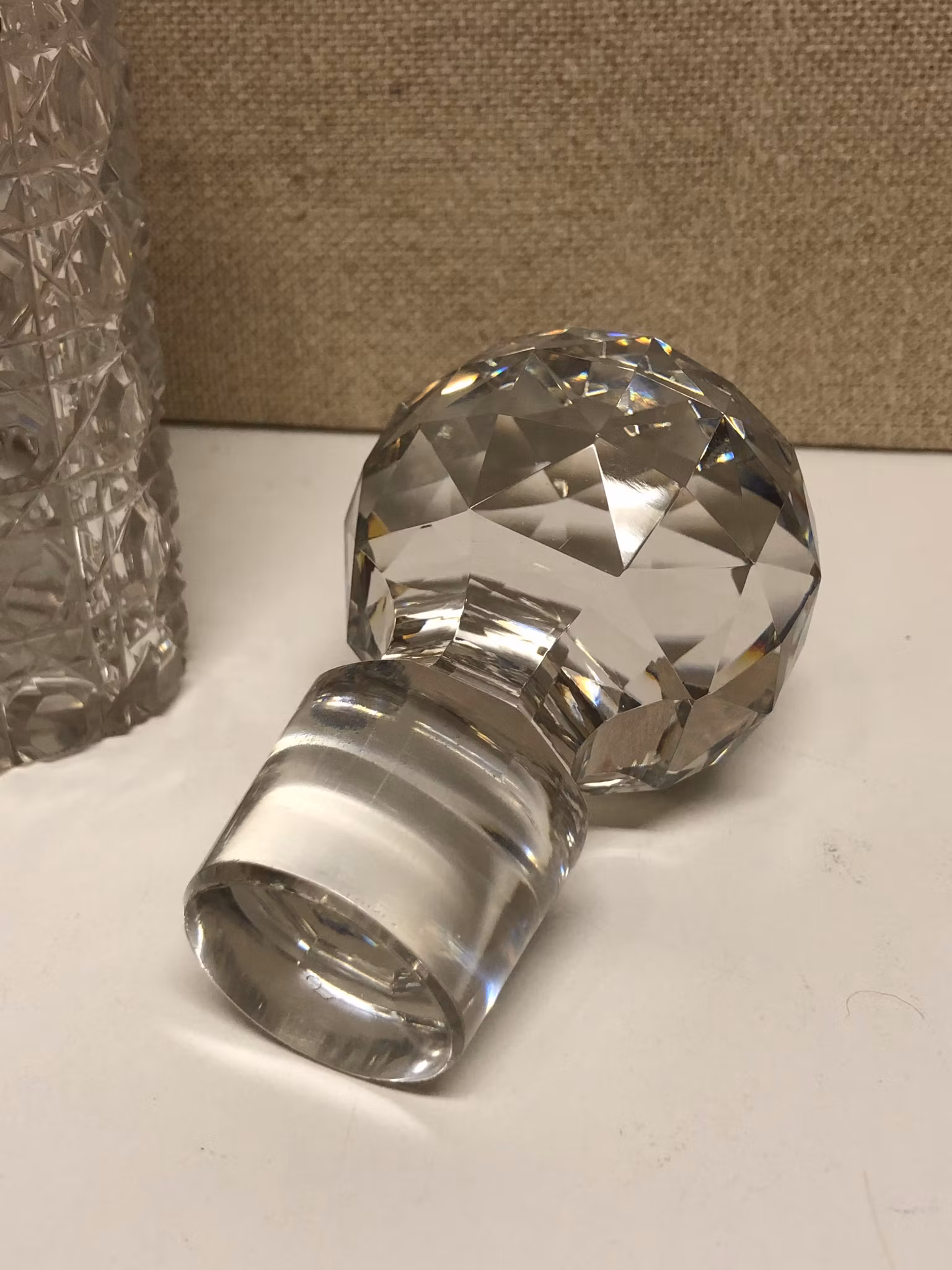 DECATURAL, crystal, 20th century.