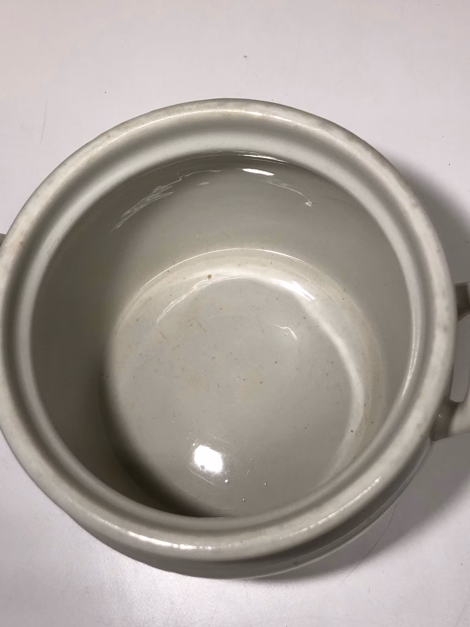 KRUKA, stengods, blå/vit, 1900-talets första hälft.
