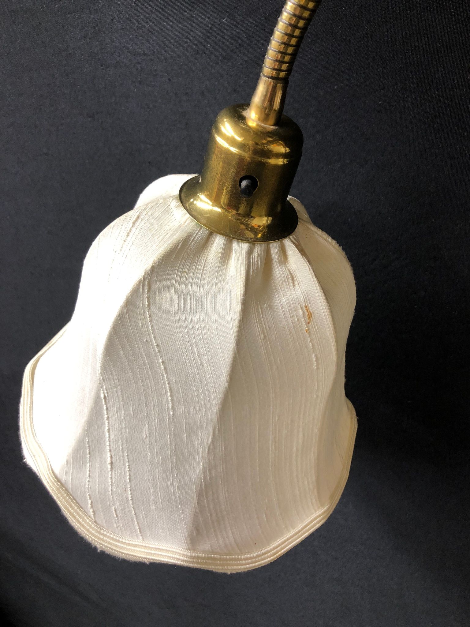 GOLVLAMPA, metall, EWÅ, Värnamo.