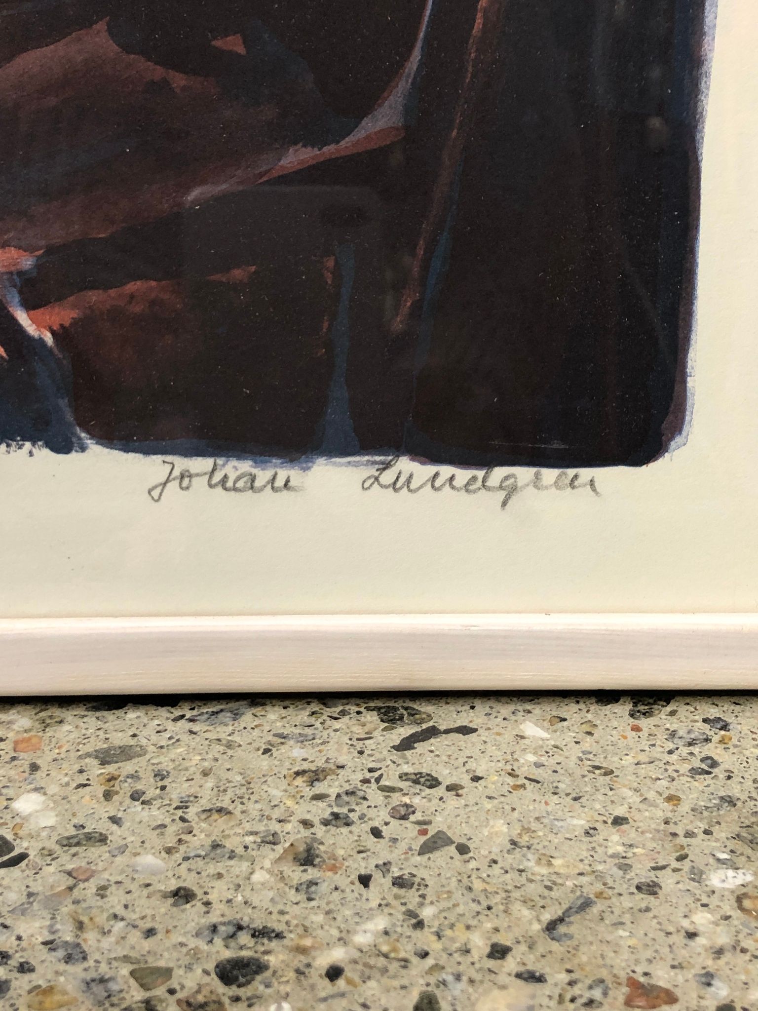 JOHAN LUNDGREN, lithograph, signed and numbered 197/260.