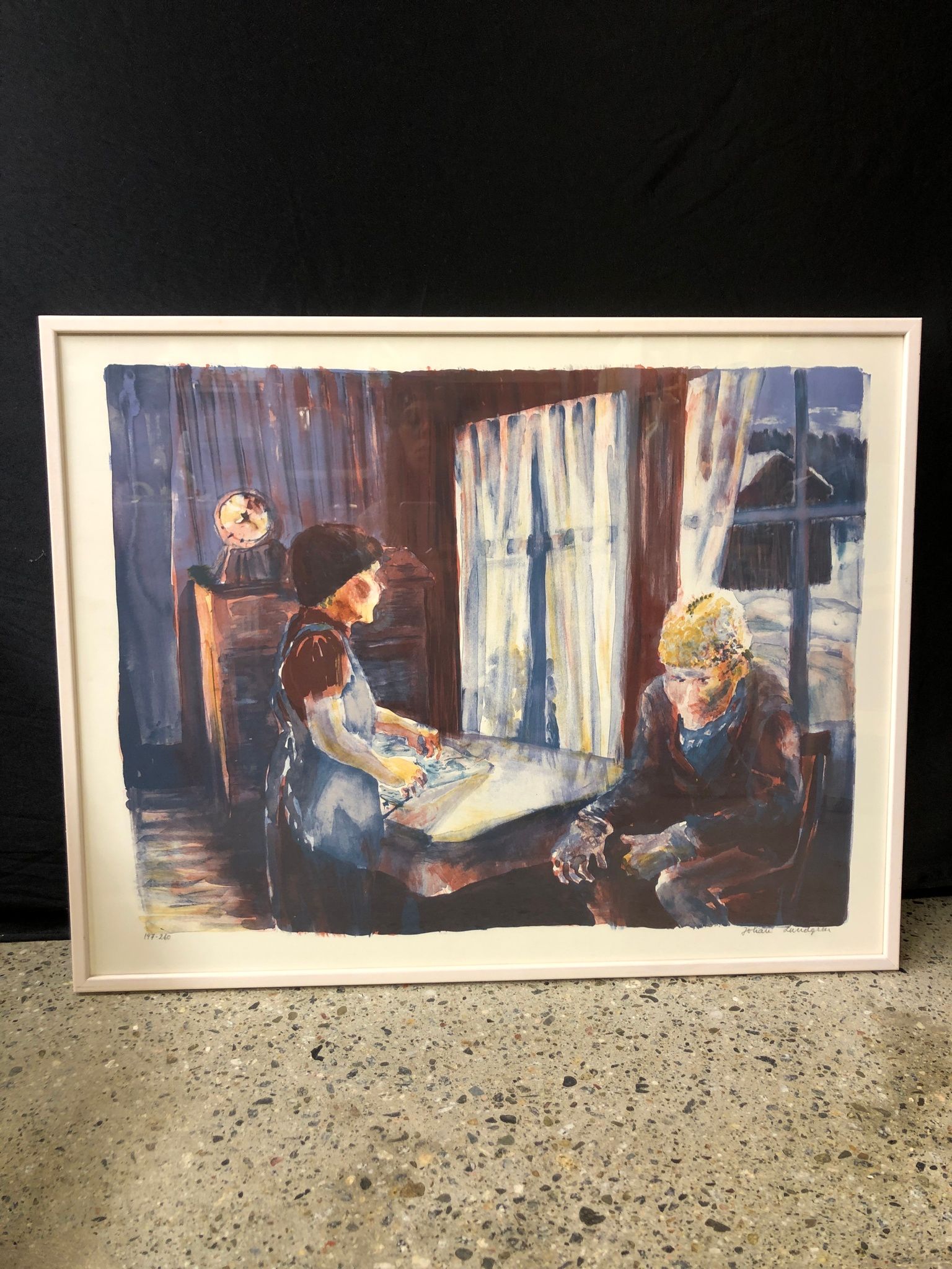 JOHAN LUNDGREN, lithograph, signed and numbered 197/260.