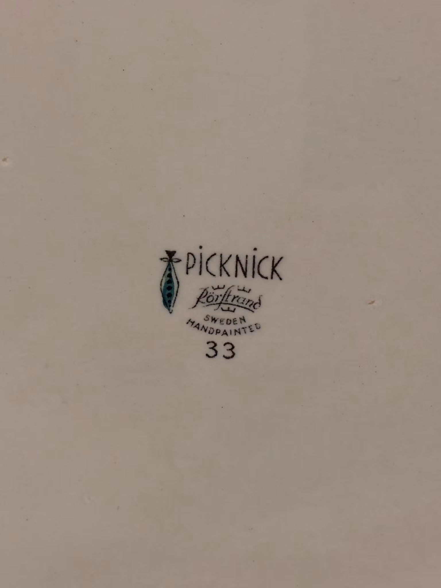 UNGSFORM/FAT, porslin, "Pick Nick, Marianne Westman, Rörstrand.