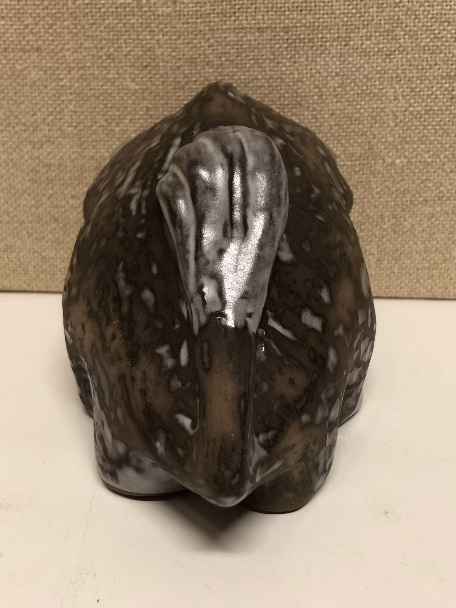 FIGURIN, keramik, "Tjur" Ester Wallin, Uppsala Ekeby.