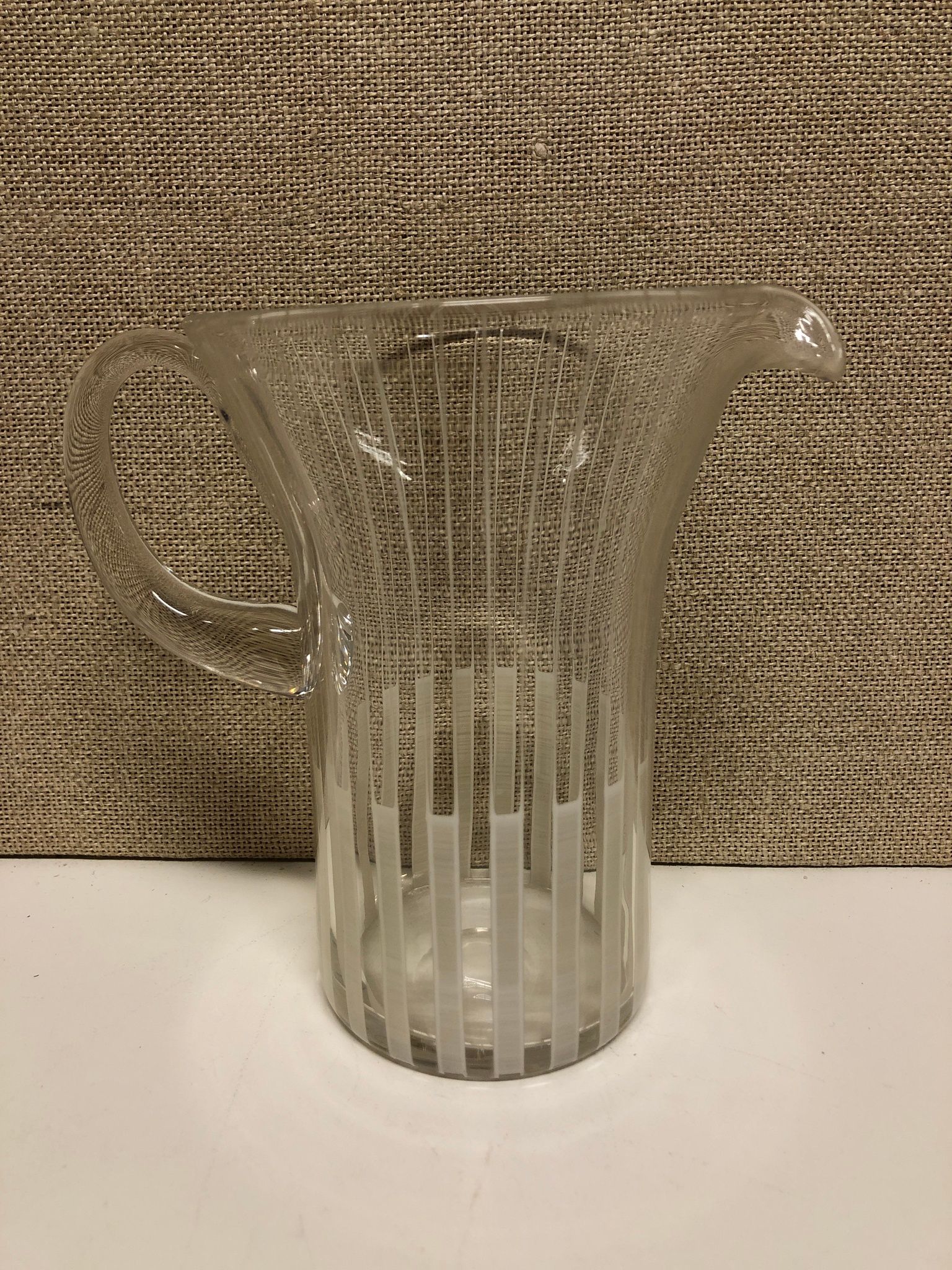 TILLBRINGARE, glas, "Strikt" Bengt Orup, Johannesfors, 1950-tal.