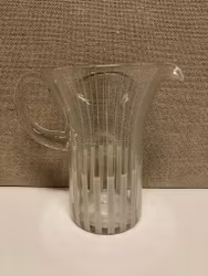 TILLBRINGARE, glas, "Strikt" Bengt Orup, Johannesfors, 1950-tal.