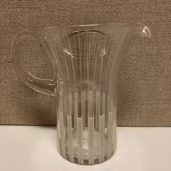 TILLBRINGARE, glas, "Strikt" Bengt Orup, Johannesfors, 1950-tal.