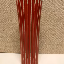 GLAS, Rött "Strikt" Bengt Orup, Johannesfors, 1950-tal.