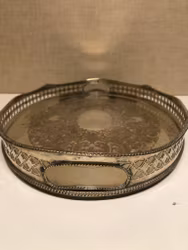 BRICKA, silver på koppar, 1900-talets andra hälft.