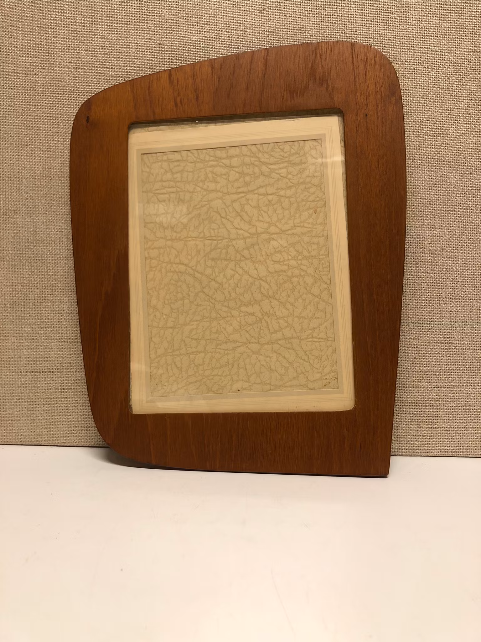 PHOTO FRAME, teak, glass, 1950s/60s.