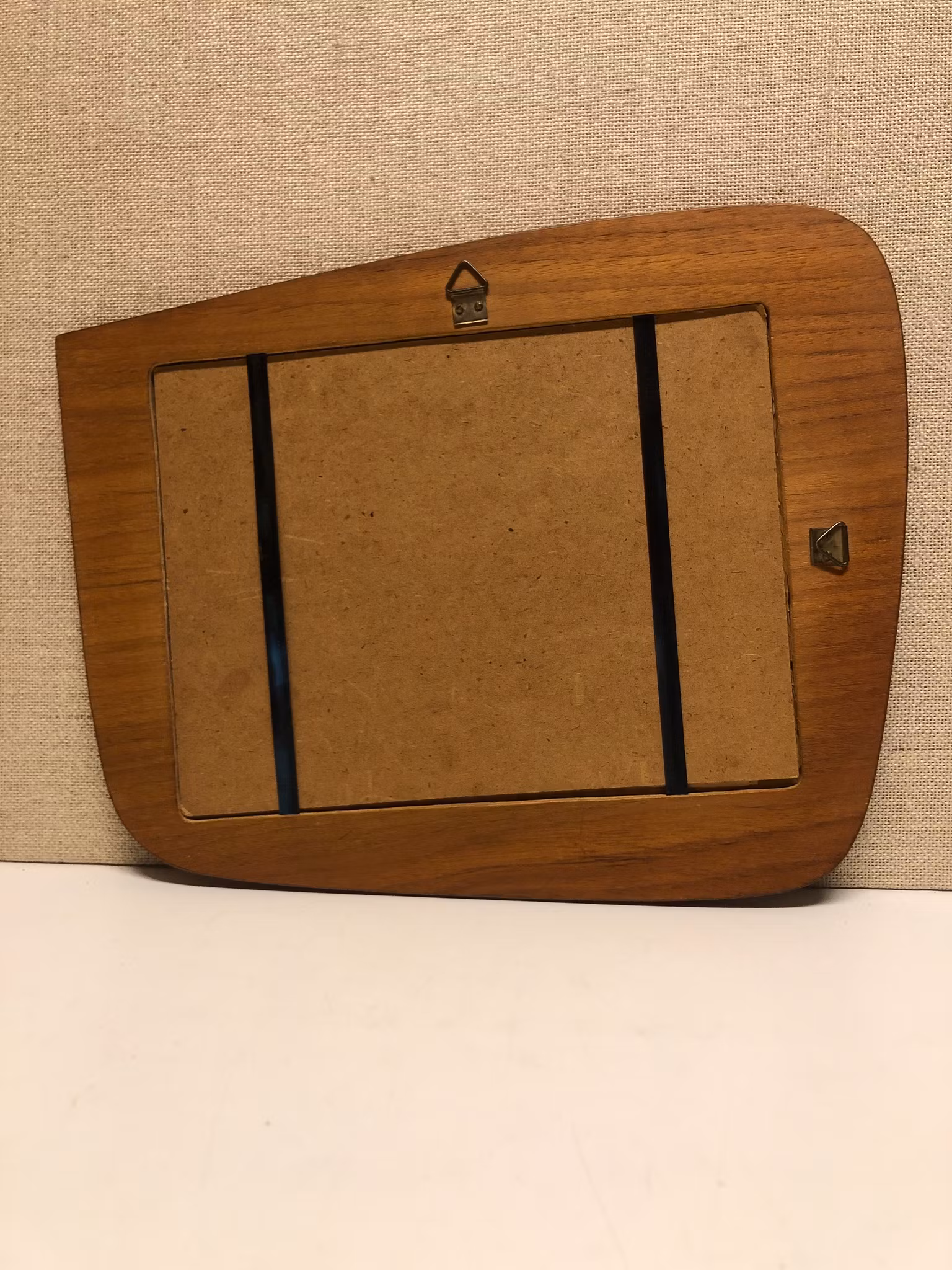 PHOTO FRAME, teak, glass, 1950s/60s.