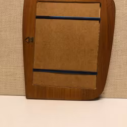 PHOTO FRAME, teak, glass, 1950s/60s.