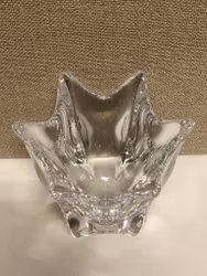 BOWL, crystal, Orrefors, Sweden.