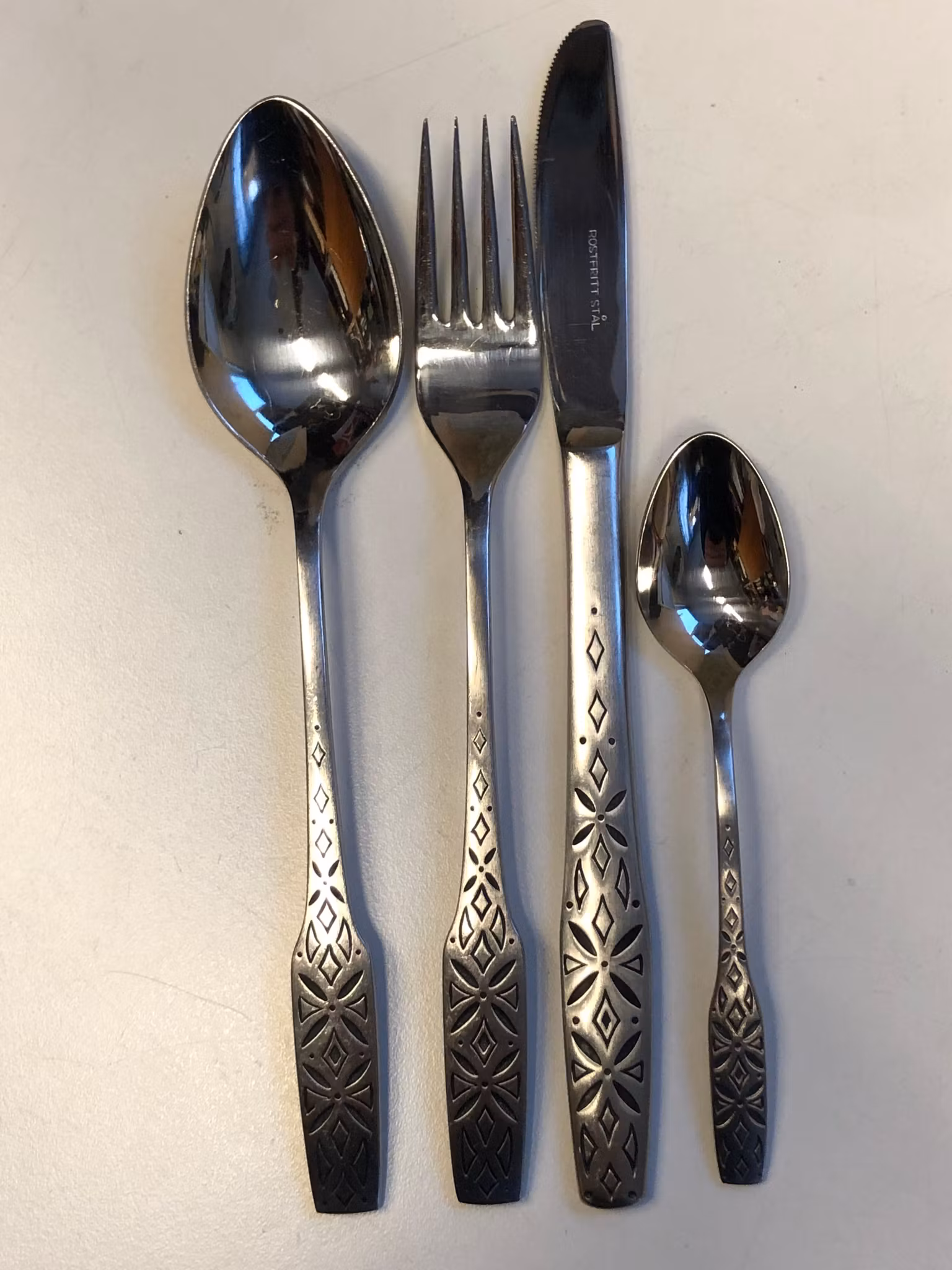 BESTICK, 71 delar, rostfritt stål, 1960/70-tal.