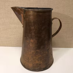 JUG, copper, 18th/19th century.