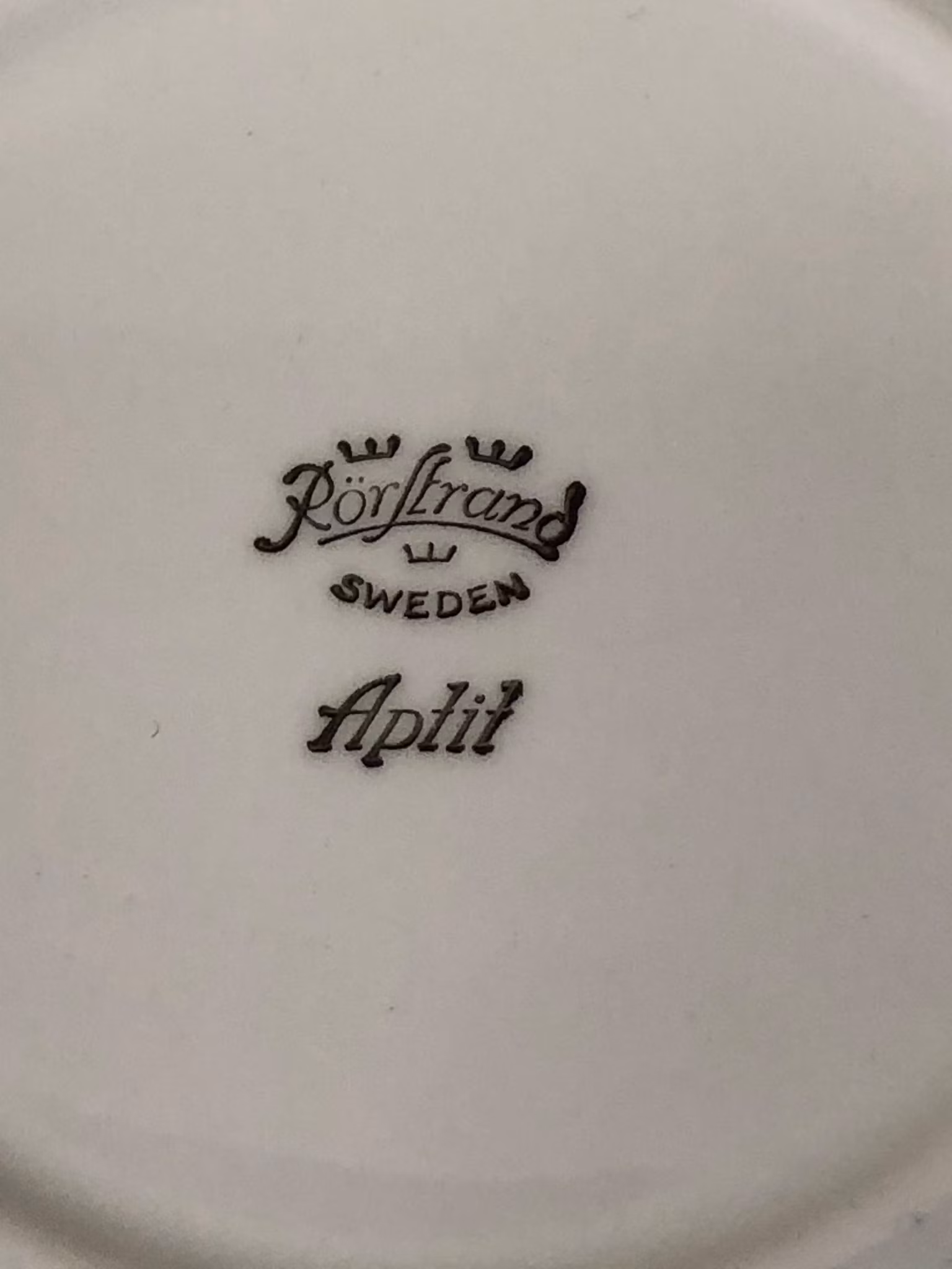 DJUPTALLRIK, porslin, "Aptit", Rörstrand.