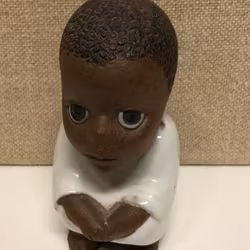 FIGURINE, stoneware, All the children of the world "South" Lisa Larson, Gustavsberg 1974- Present
