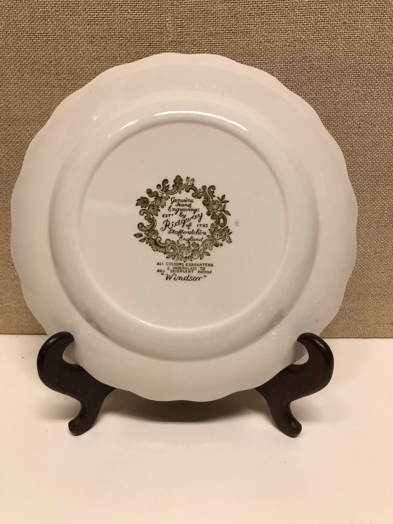 FÖRRÄTTSTALLRIKAR 5 st. porslin, "Windsor", Ridgway of Staffordshire, England.