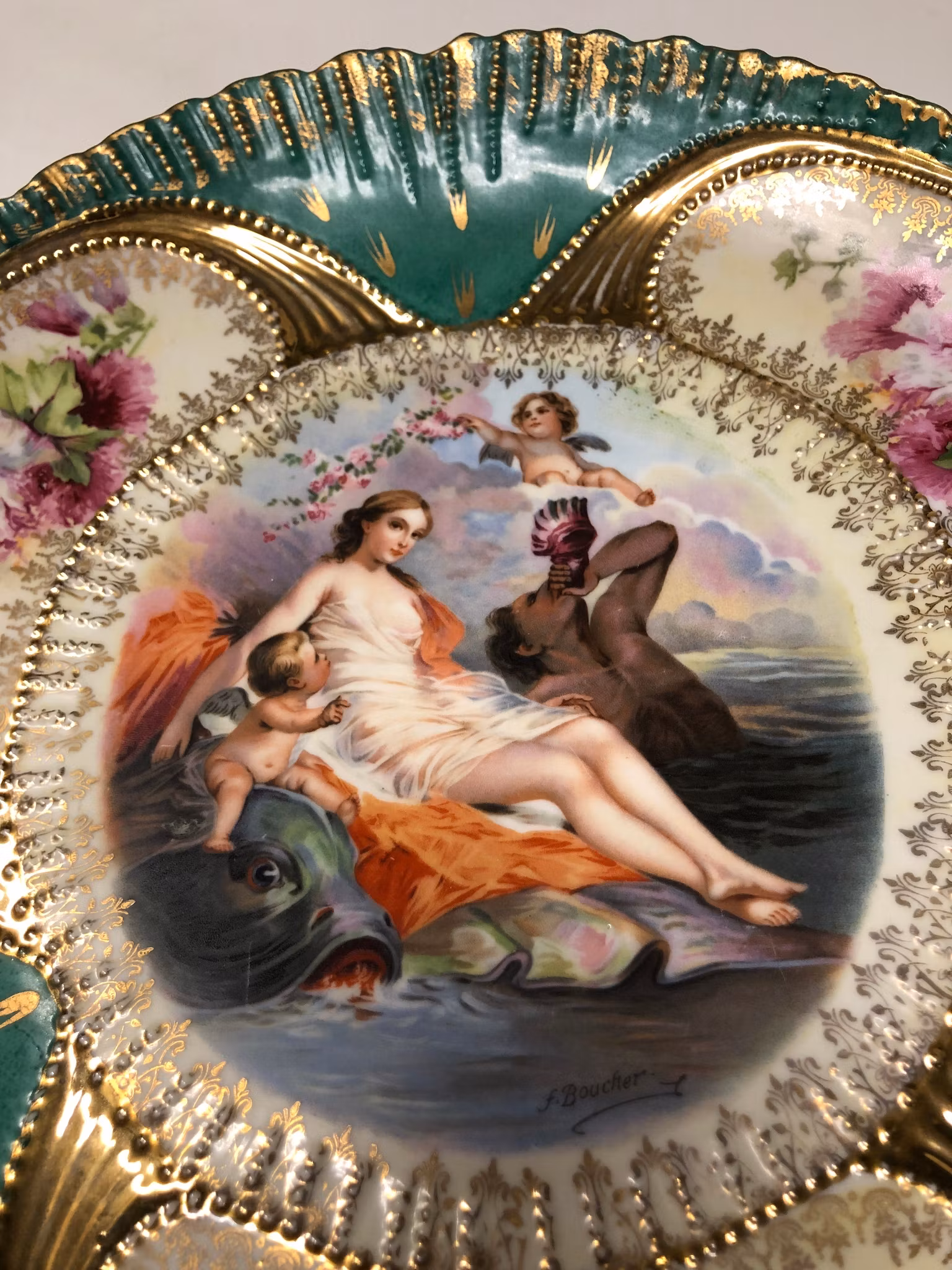 FAT, porslin, f. Boucher.