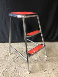 TRAPPSTEGSPALL, metall, 1950/60-tal.