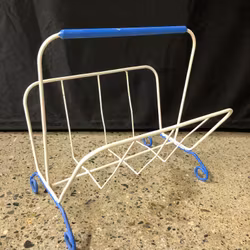 TIDNINGSKORG, metall, 1900-tal.