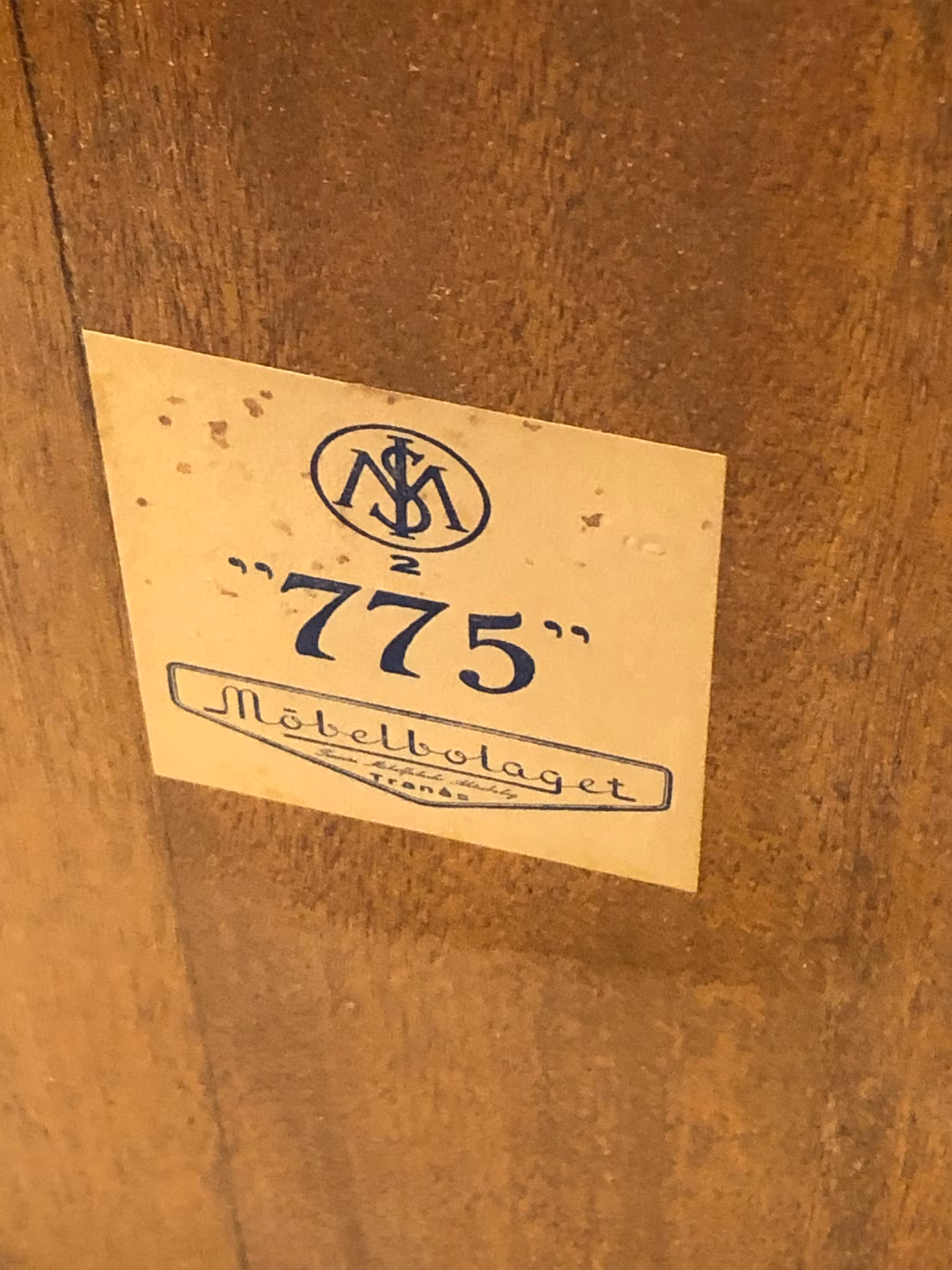 SOFFBORD, teak, modell 775, Möbelbolaget Tranås, 1900-talets mitt.