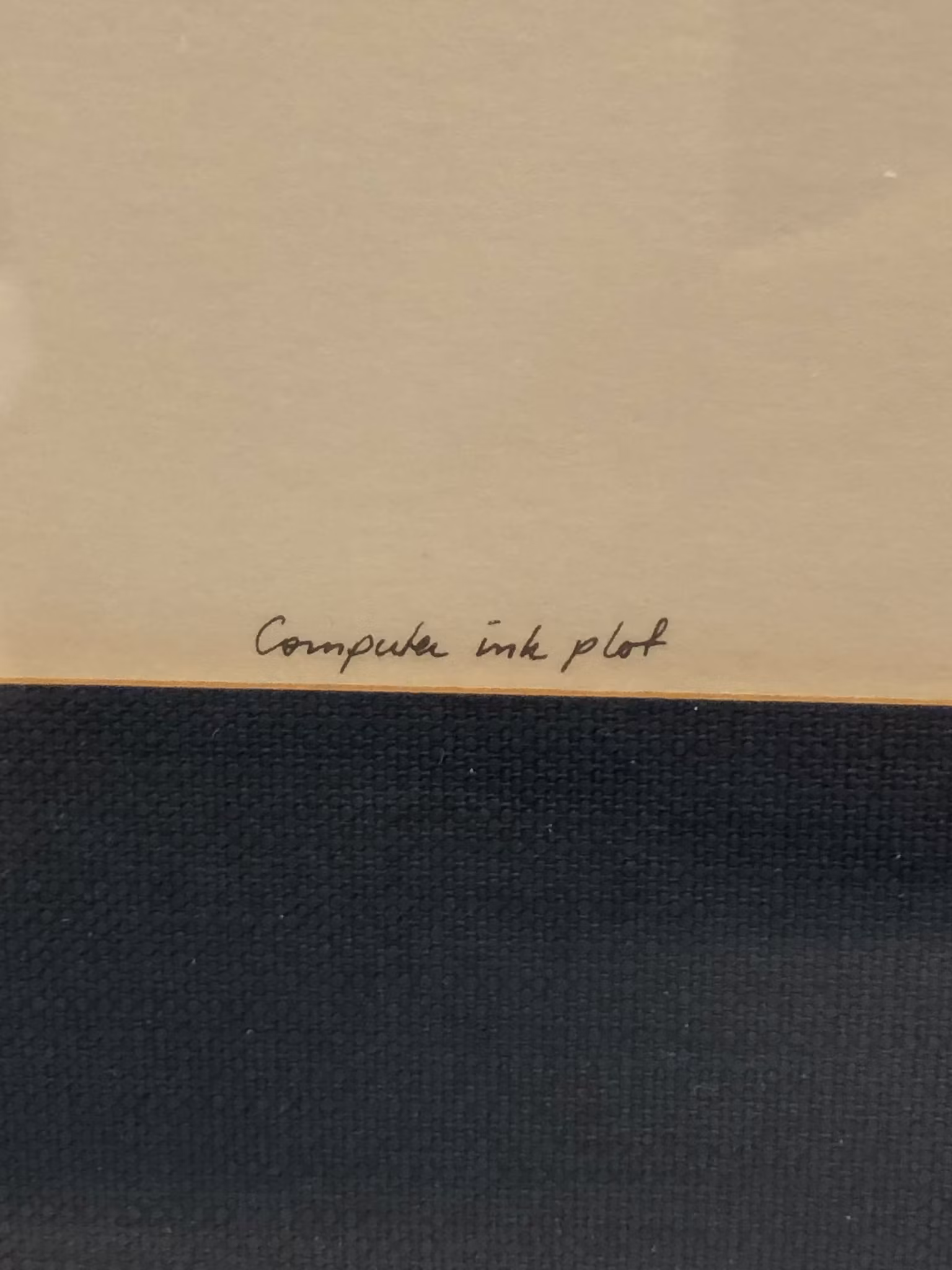 BECK & JUNG, litografi, "Computer ink plot", signerad, daterad 1983 samt numrerad 114/150