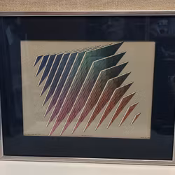 BECK & JUNG, litografi, "Computer ink plot", signerad, daterad 1983 samt numrerad 9/225