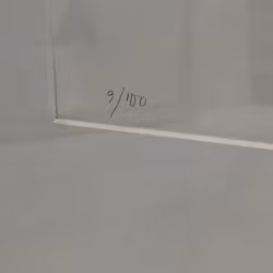 OSCAR REUTERSVÄRD, lithograph, "Impossible figure" signed and numbered 9/100