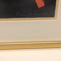 BENG LINDSTRÖM, litografi, " komposition" signerad samt numrerad 28/200.