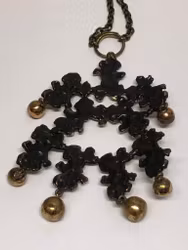 PENTTI SARPANEVA pendant bronze signed, Kalevala, Finland