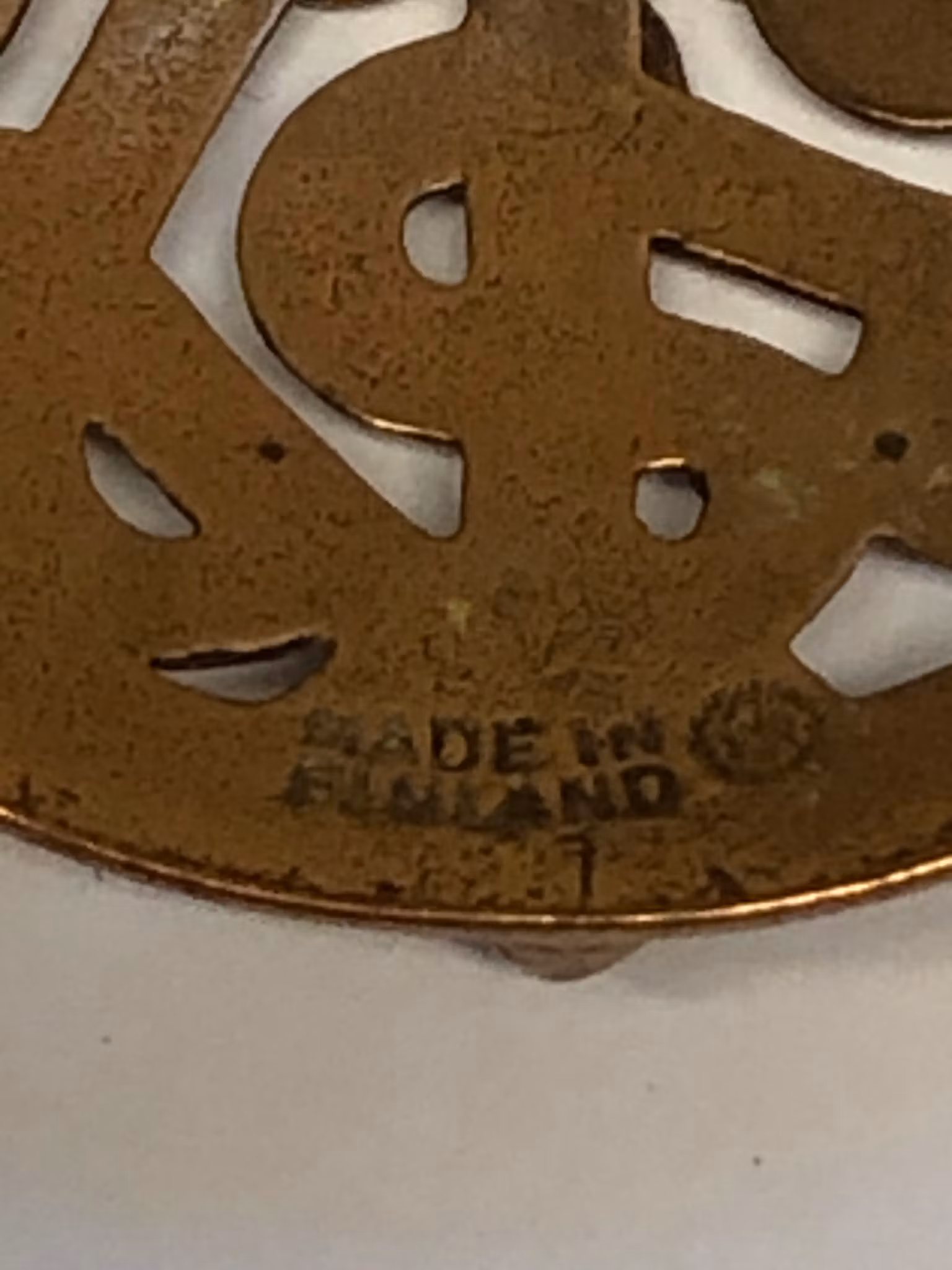 Kalevala pendant bronze, Finland