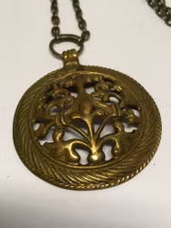 Kalevala Koru, bronze pendant, Finland 1970s