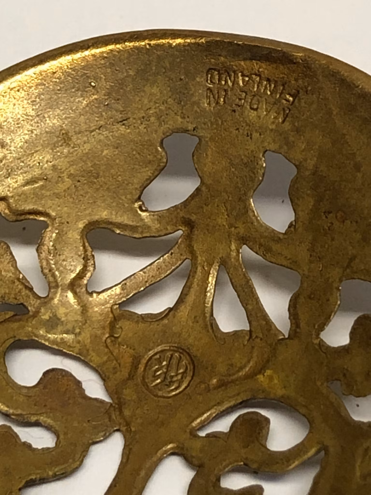 Kalevala Koru, hänge brons, Finland 1970-tal