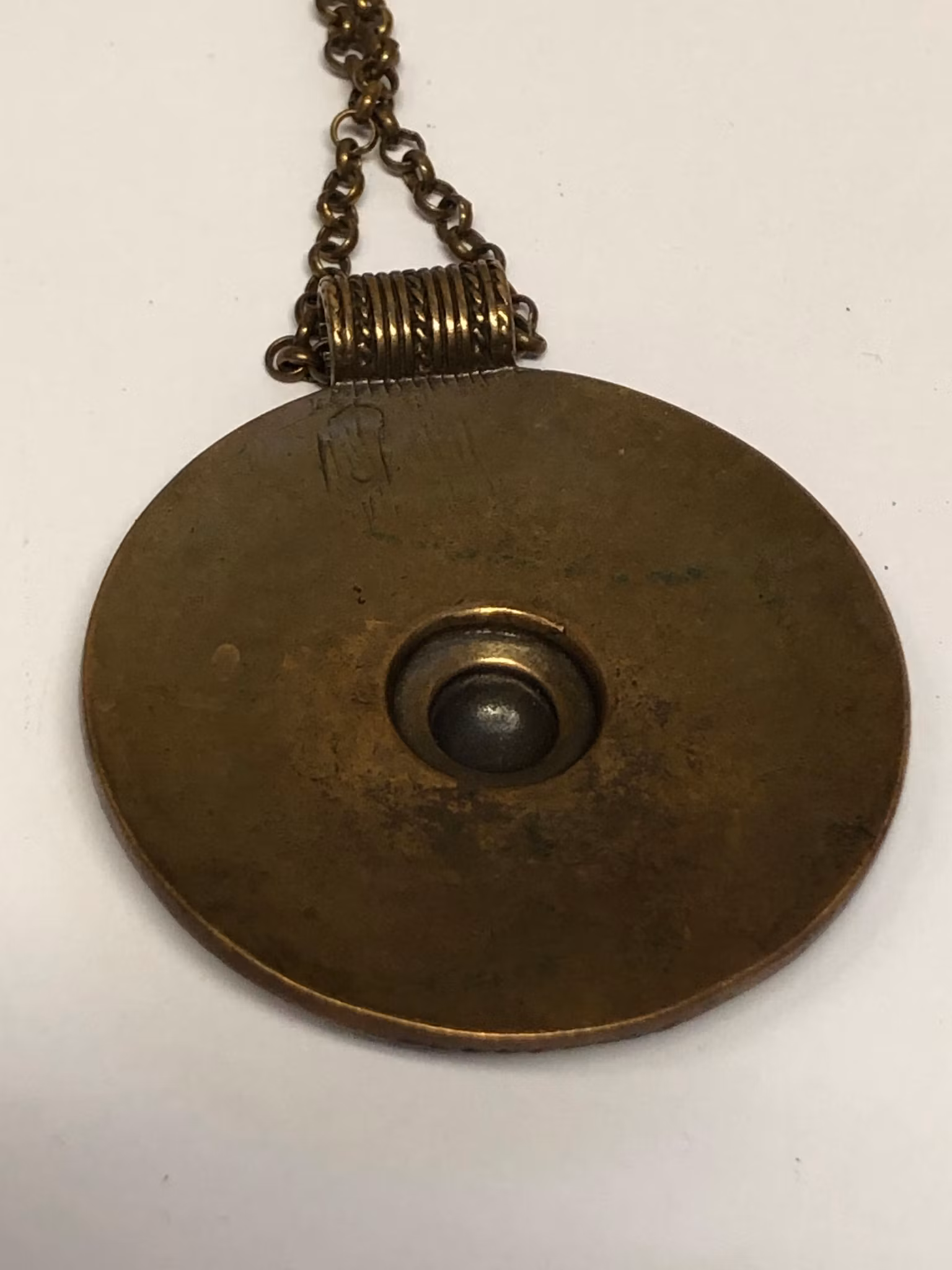 Bronze necklace Unsigned
