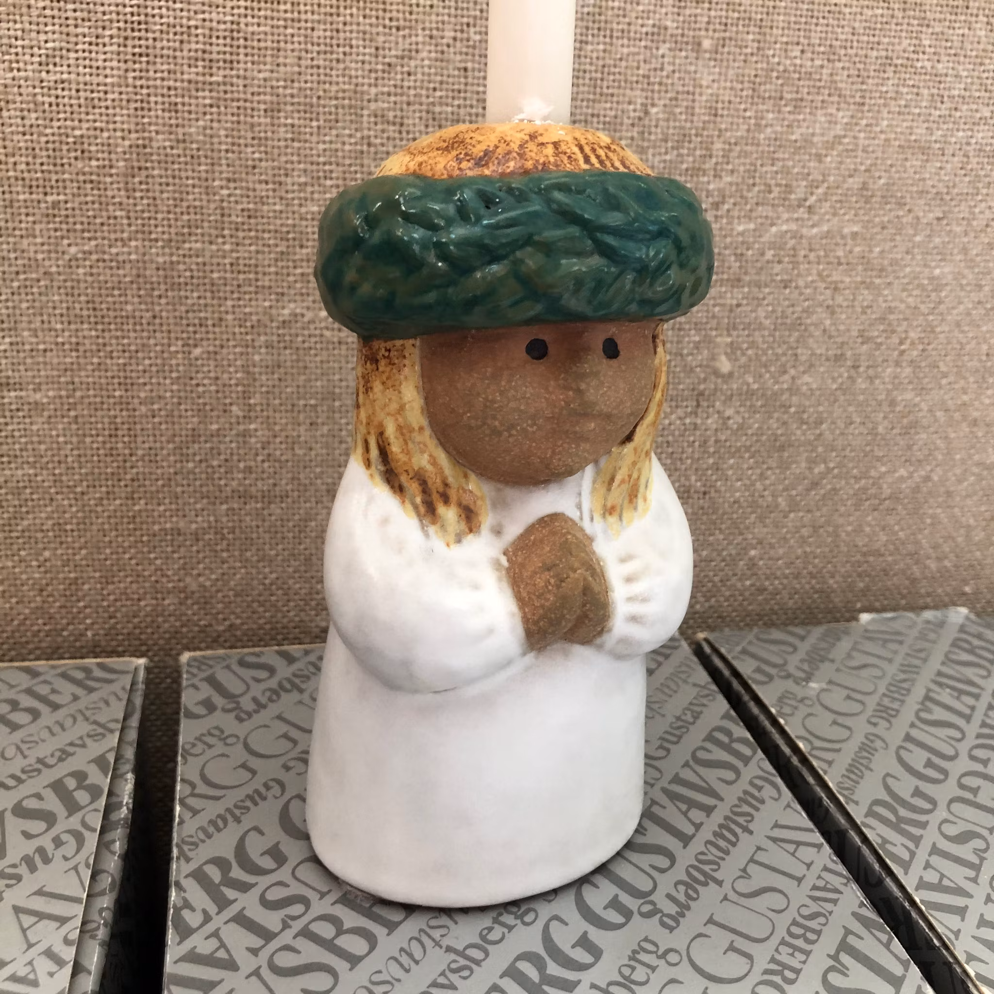 Figuriner Luciatåget "Advent" Lisa Larson Gustavsberg 1980-90tal