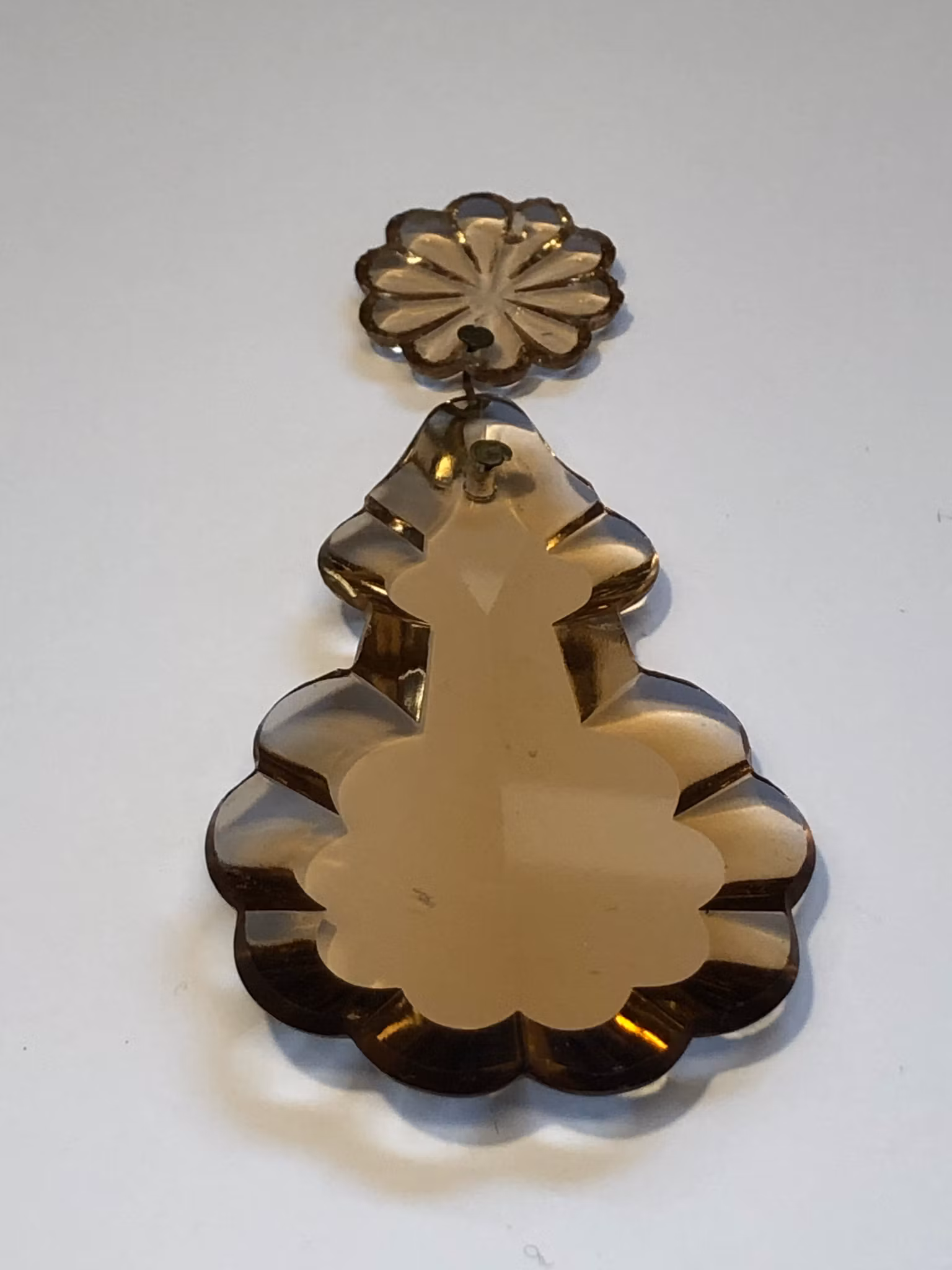 PRISMA, glas, lövformat, 1900-talets mitt.