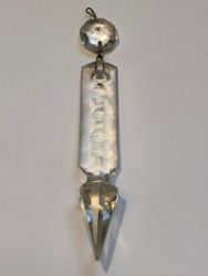 PRISMA, glas,  till fotogenlampa, 1900-talets början.