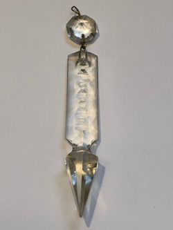 PRISMA, glas,  till fotogenlampa, 1900-talets början.