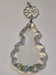 PRISMA, glas, lövformat, 1900-talets mitt.