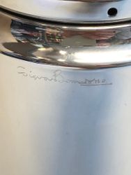 SIGVARD BERNADOTTE. Kaffekanna, rostfritt, 1950/60-tal.