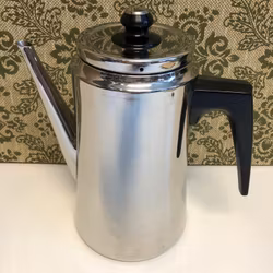 SIGVARD BERNADOTTE. Kaffekanna, rostfritt, 1950/60-tal.