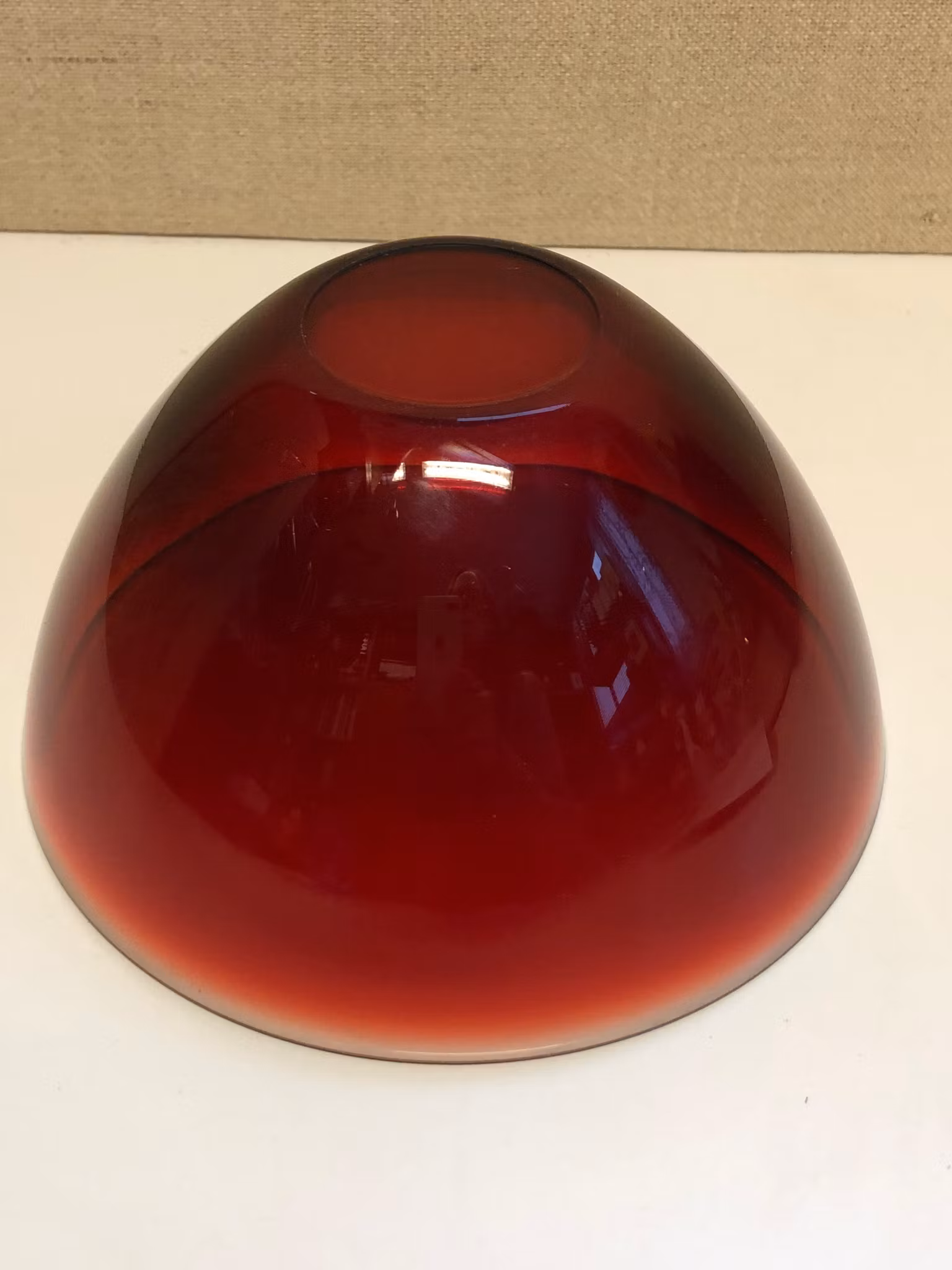 BOWL, glass, "Fuga", Sven Palmqvist, Orrefors.