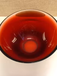 SKÅL, glas, "Fuga", Sven Palmqvist, Orrefors, 1900-talets andra hälft.