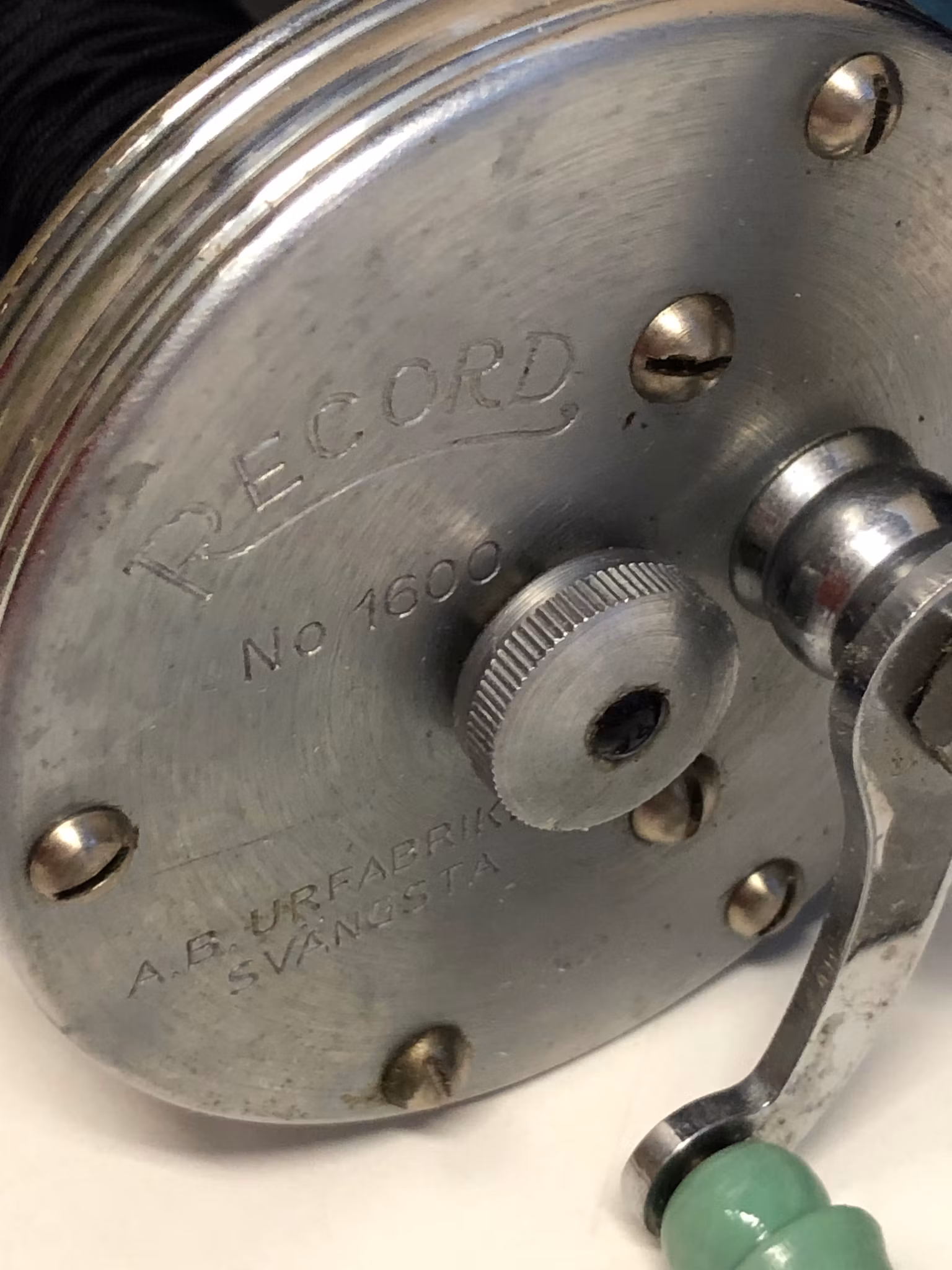 FISKERULLE, Record no. 1600, A.B. Urfabriken Svängsta.