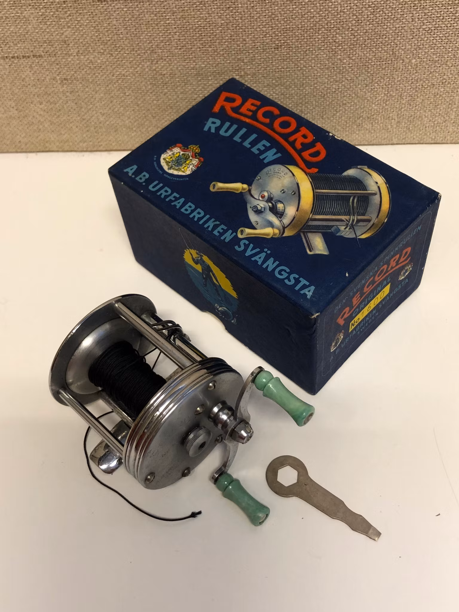 FISKERULLE, Record no. 1600, A.B. Urfabriken Svängsta.